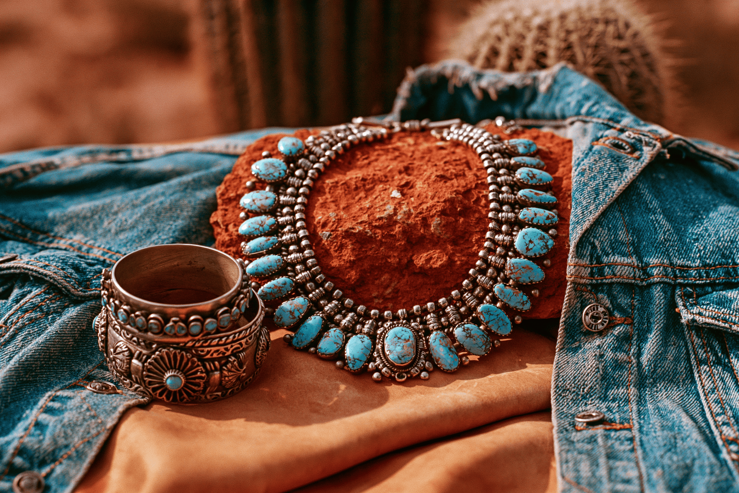 Squash blossom necklace